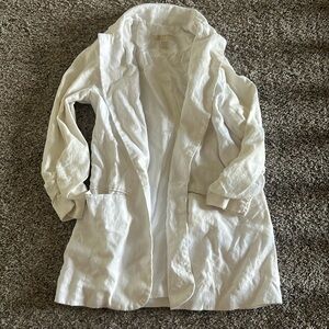 Michael Kors Linen Ivory Blazer